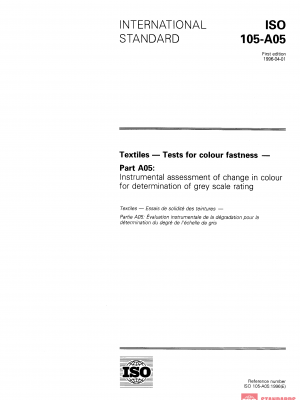 ISO 105-A05:1996 PDF