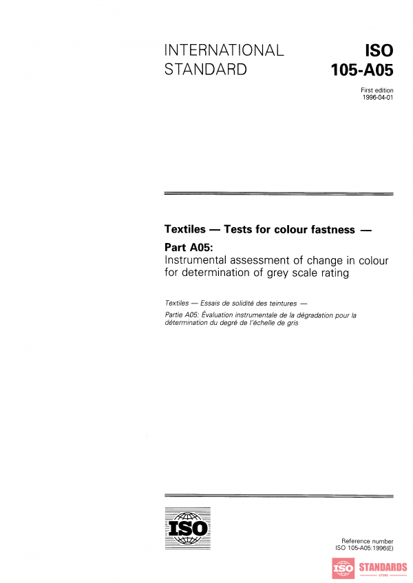 ISO 105-A05:1996 PDF
