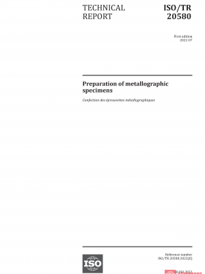 ISO/TR 20580:2022 PDF