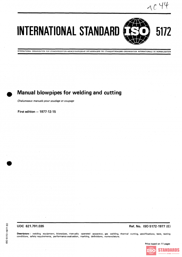 ISO 5172:1977 PDF
