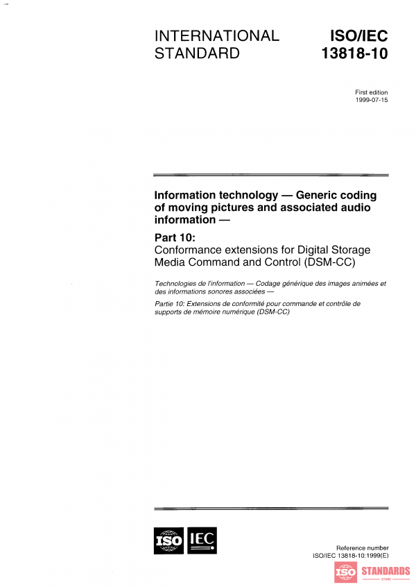ISO/IEC 13818-10:1999 PDF