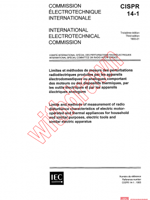 CISPR 14-1:1993 PDF