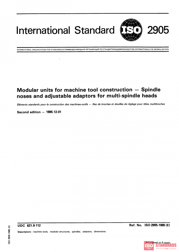 ISO 2905:1985 PDF