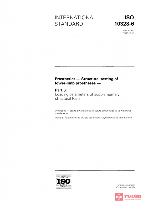 ISO 10328-6:1996 PDF