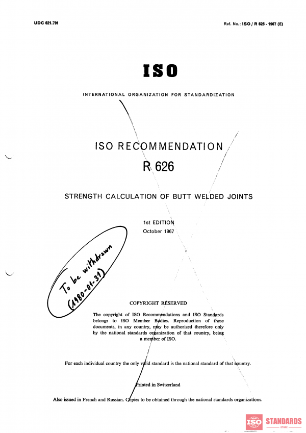 ISO/R 626:1967 PDF