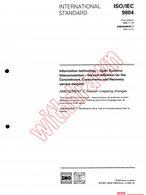 ISO/IEC 9804:1990/AMD2:1992 PDF