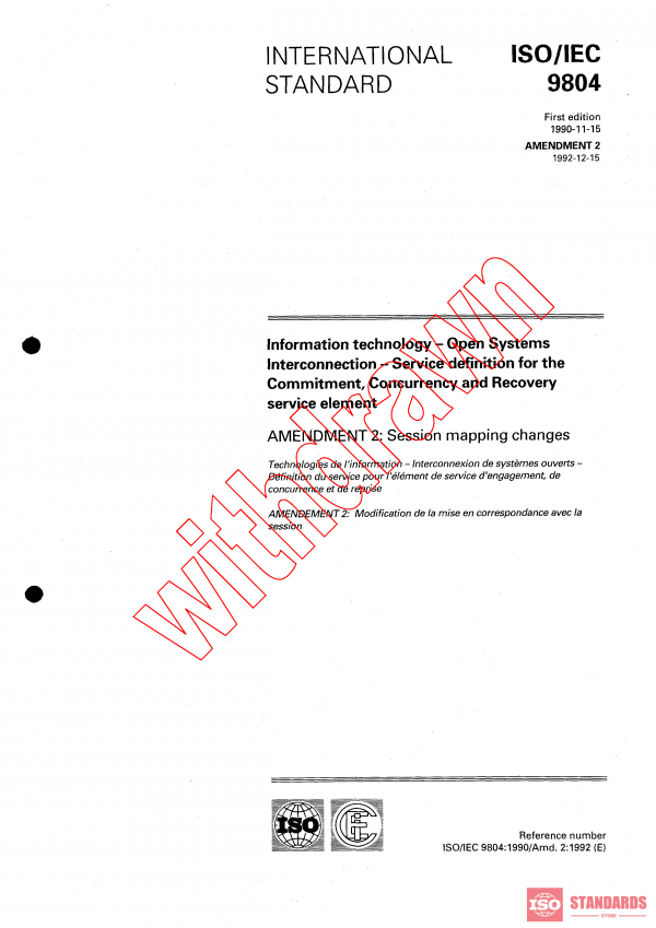 ISO/IEC 9804:1990/AMD2:1992 PDF