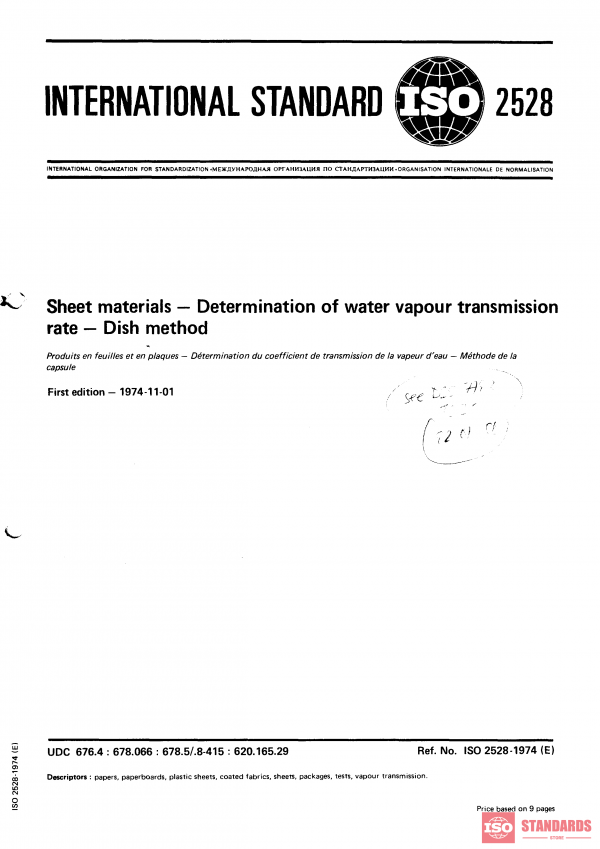 ISO 2528:1974 PDF