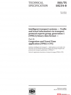 ISO/TS 18234-8:2012 PDF