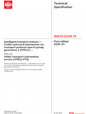 ISO/TS 21219-13:2025 PDF