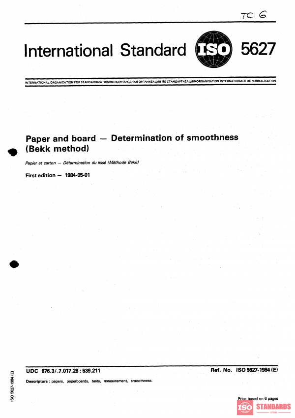 ISO 5627:1984 PDF