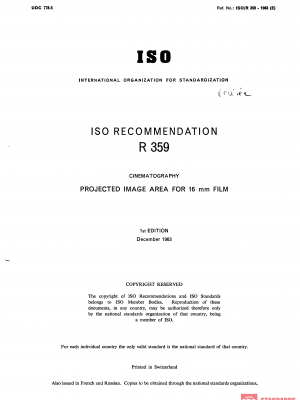 ISO/R 359:1963 PDF