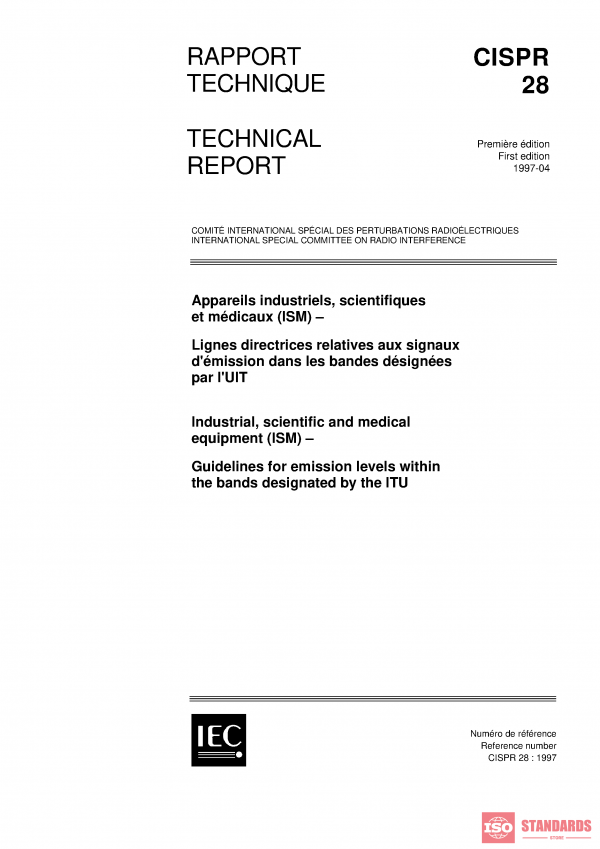 CISPR TR 28:1997 PDF