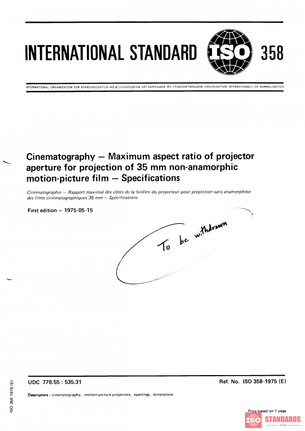 ISO 358:1975 PDF