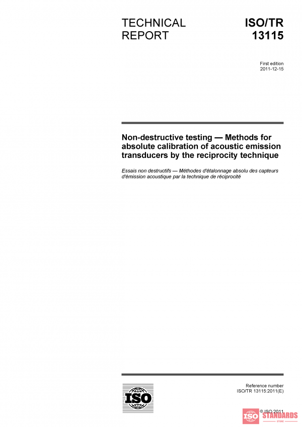 ISO/TR 13115:2011 PDF