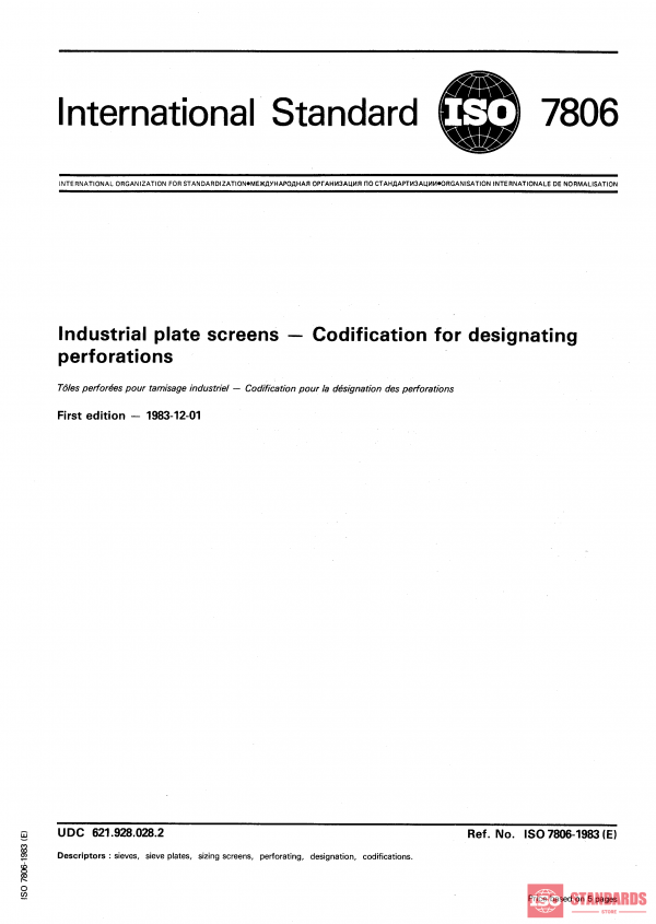 ISO 7806:1983 PDF