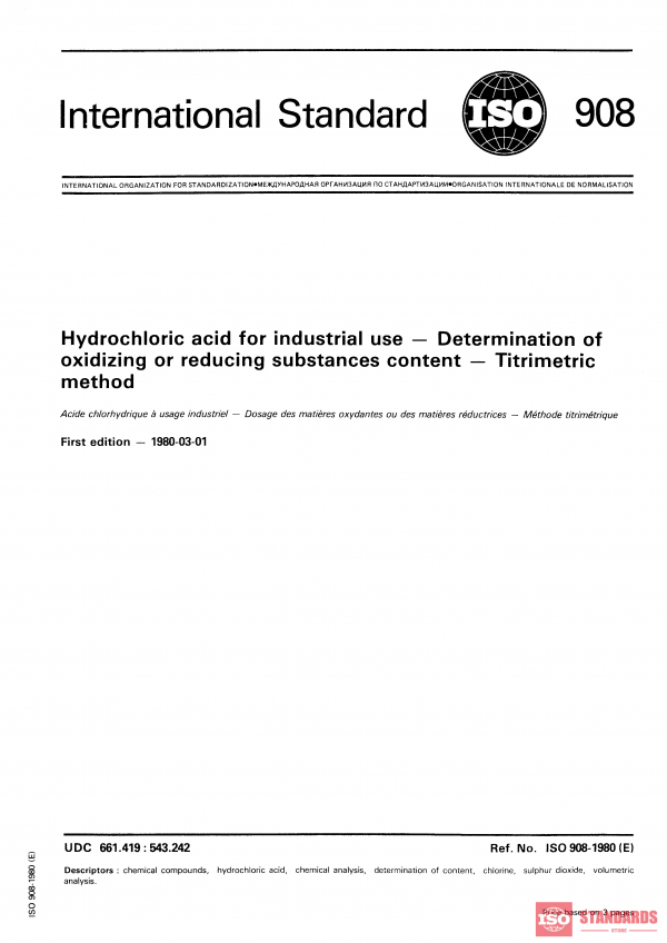 ISO 908:1980 PDF