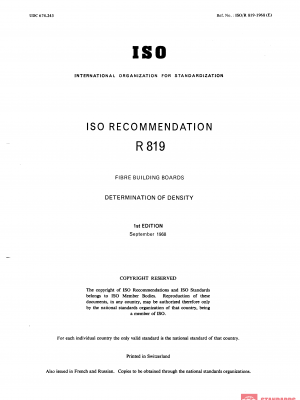 ISO/R 819:1968 PDF