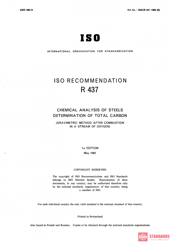 ISO/R 437:1965 PDF