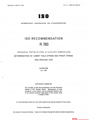 ISO/R 783:1968 PDF