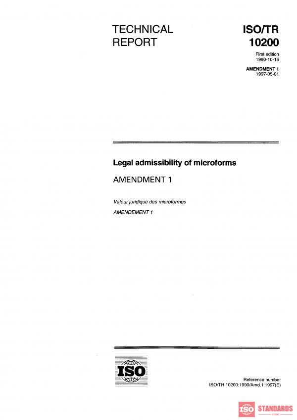 ISO/TR 10200:1990/Amd 1:1997 PDF