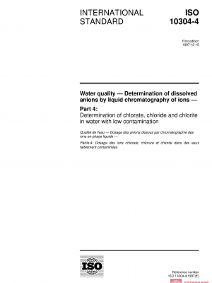 ISO 10304-4:1997 PDF