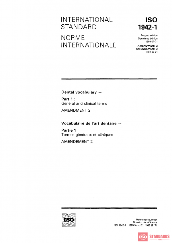 ISO 1942-1:1989/Amd 2:1992 PDF