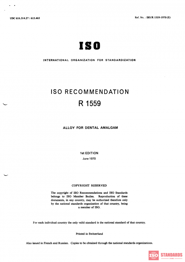 ISO/R 1559:1970 PDF