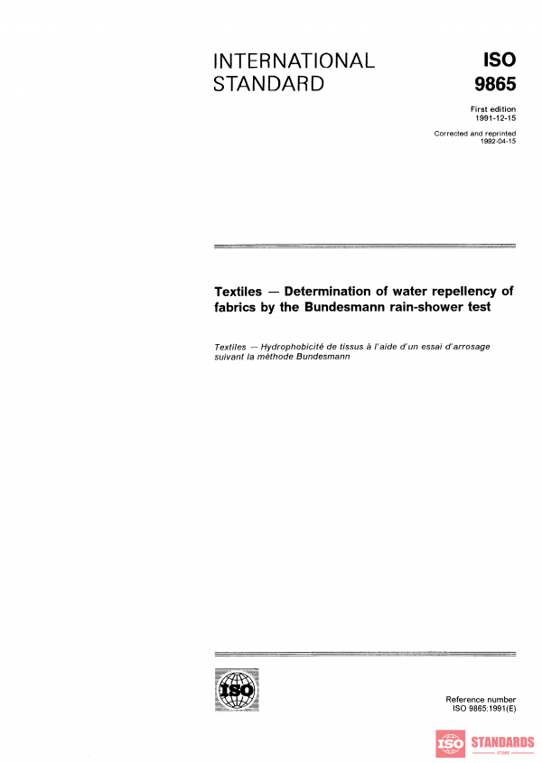 ISO 9865:1991 PDF