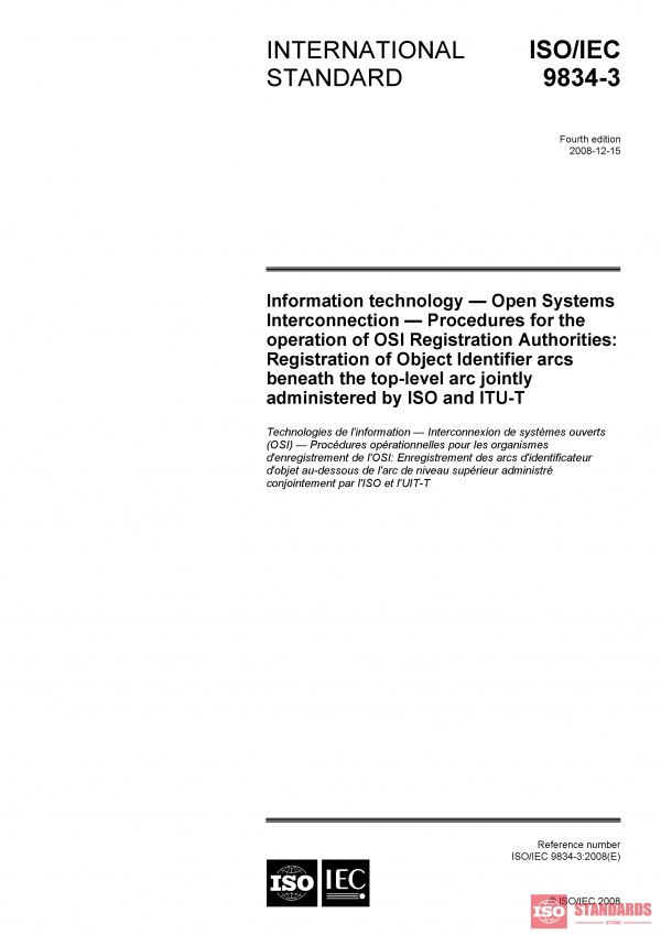 ISO/IEC 9834-3:2008 PDF