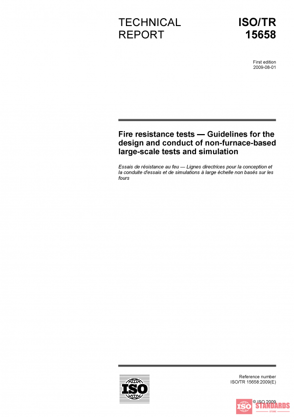 ISO/TR 15658:2009 PDF