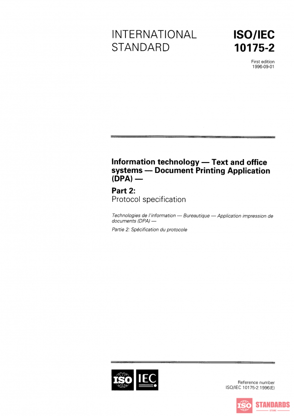 ISO/IEC 10175-2:1996 PDF
