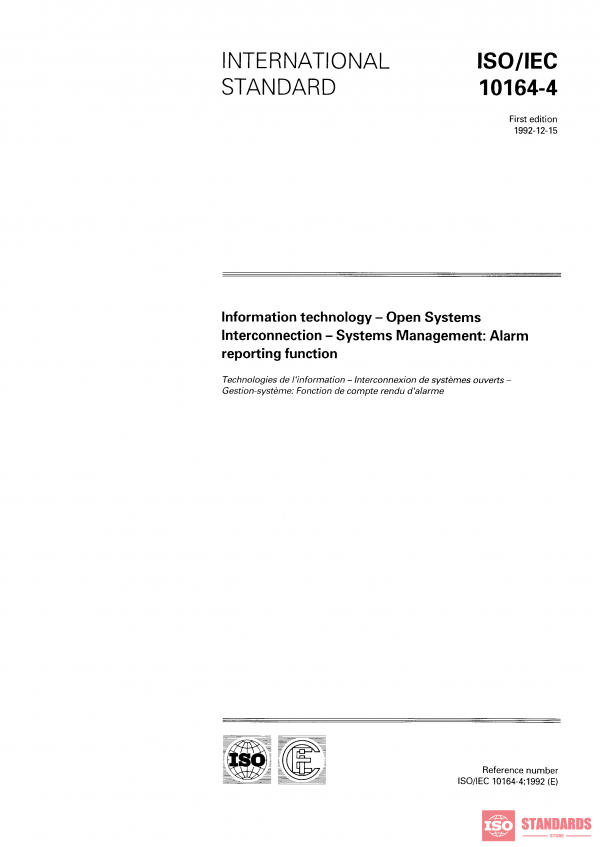 ISO/IEC 10164-4:1992 PDF