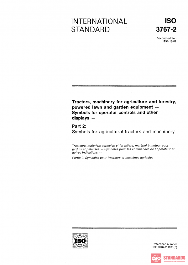 ISO 3767-2:1991 PDF