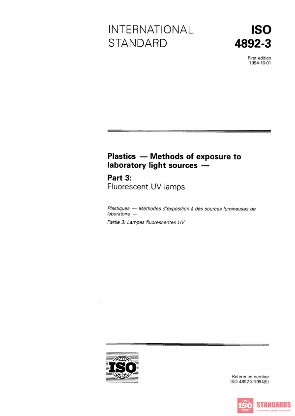 ISO 4892-3:1994 PDF