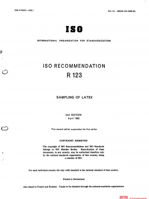 ISO/R 123:1968 PDF