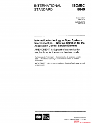 ISO/IEC 8649:1996/Amd 1:1997 PDF