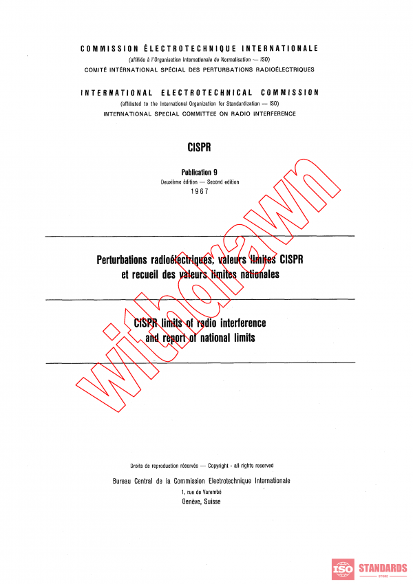 CISPR 9:1967 PDF