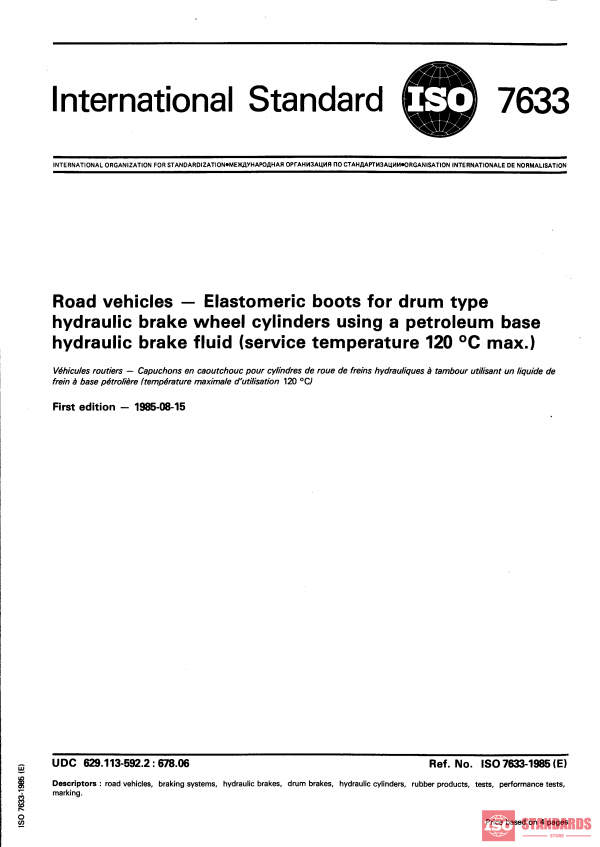 ISO 7633:1985 PDF