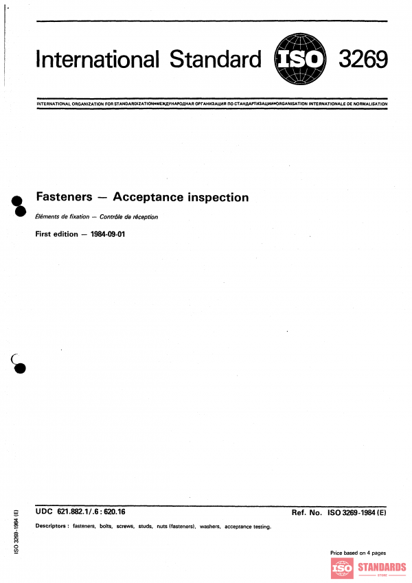 ISO 3269:1984 PDF