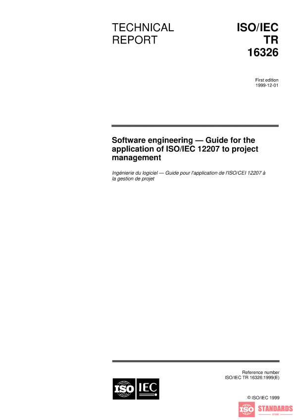 ISO/IEC TR 16326:1999 PDF