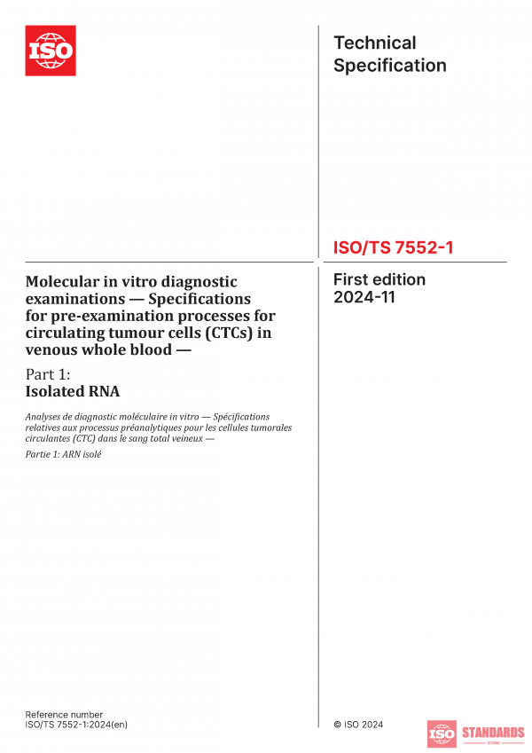 ISO/TS 7552-1:2024 PDF