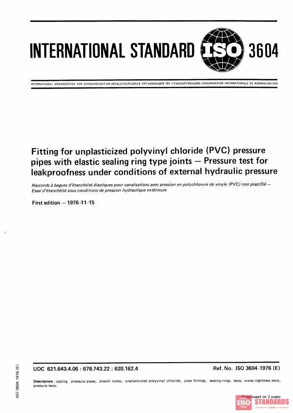 ISO 3604:1976 PDF
