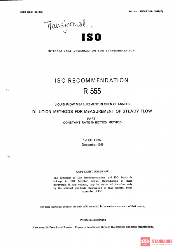 ISO/R 555:1966 PDF