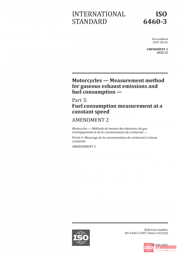 ISO 6460-3:2007/Amd 2:2022 PDF