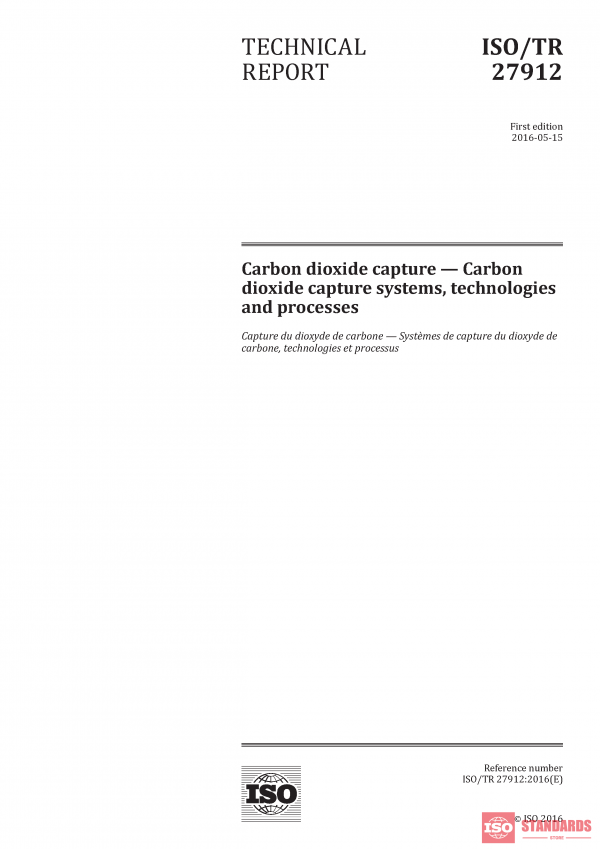 ISO/TR 27912:2016 PDF