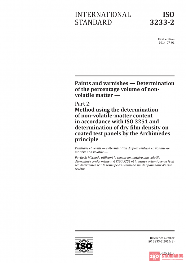 ISO 3233-2:2014 PDF