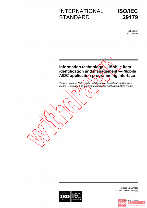 ISO/IEC 29179:2012 PDF