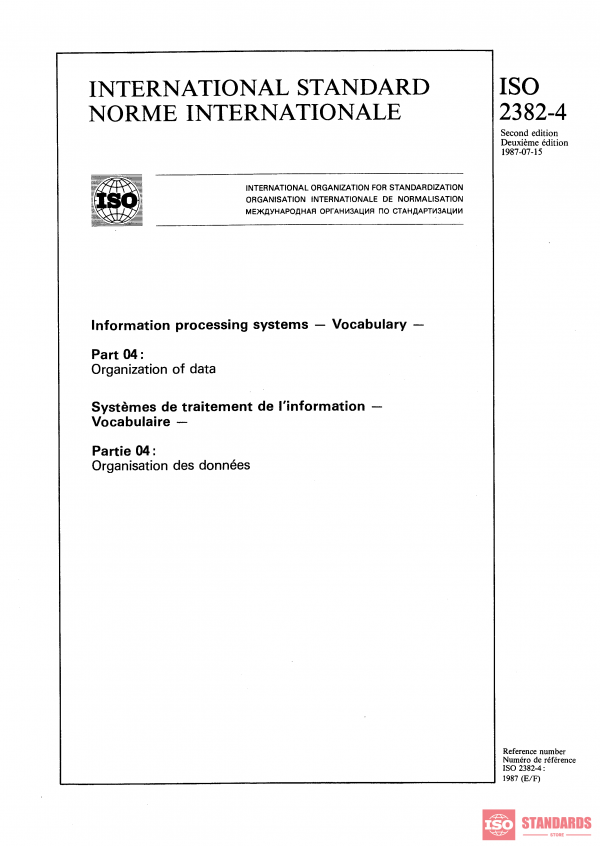 ISO 2382-4:1987 PDF