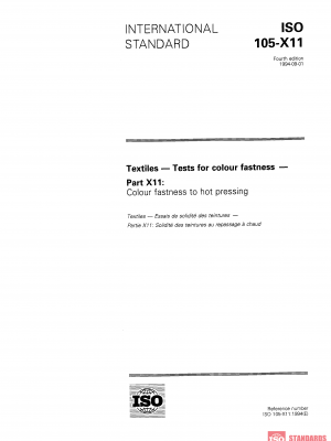 ISO 105-X11:1994 PDF